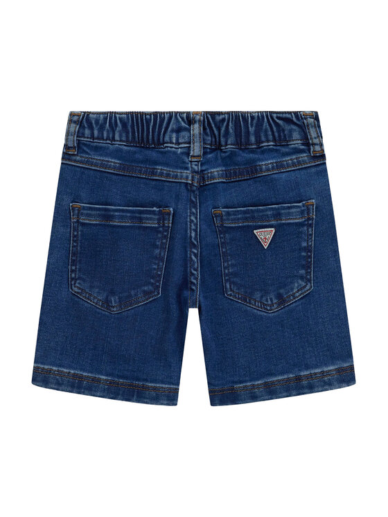 Guess Guess Kratke traperice N6GD12 D4CA0 Tamnoplava Regular Fit