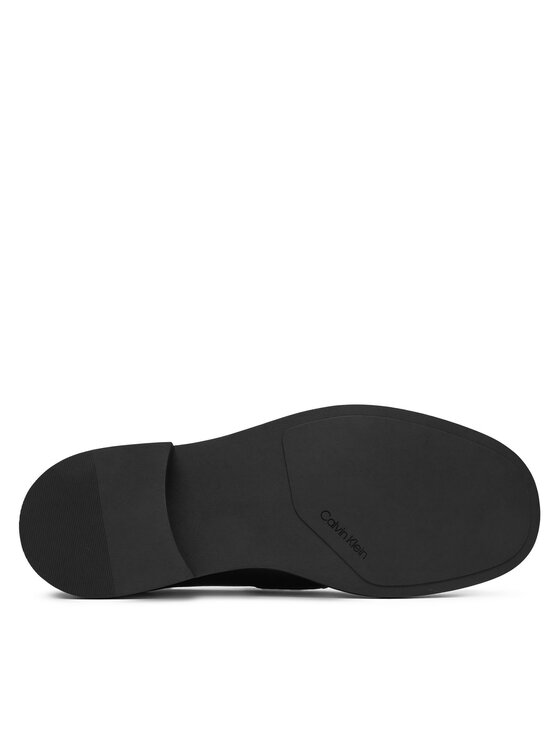 Calvin Klein Calvin Klein Nizki čevlji SQ RUBBER LOAFER HM0HM01901 Črna