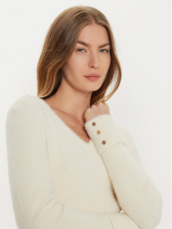 Morgan Morgan Pulover 212-MOOVE Écru Regular Fit