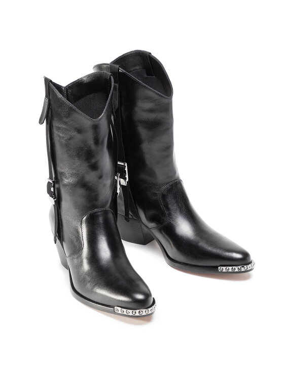 Red Valentino Red Valentino Členková obuv UQ0S0E28QUN Čierna