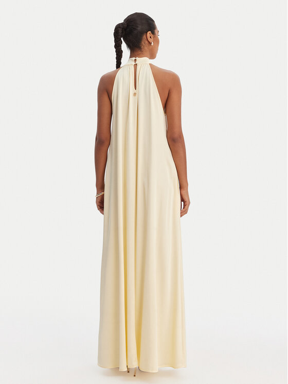 Fracomina Fracomina Poletna obleka FR26SD3016W41301 Rumena Relaxed Fit