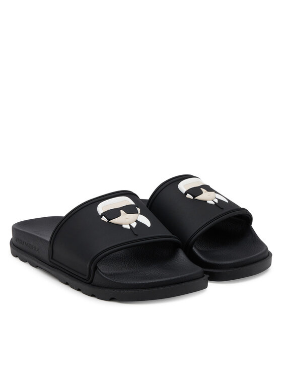 KARL LAGERFELD KARL LAGERFELD Klapki Kondo Tred KL80970N Czarny