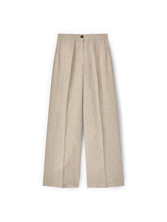 Motivi Motivi Pantaloni di tessuto P01DQ004591N0R2 Crema Over Fit