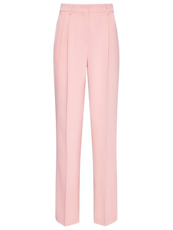 Iceberg Iceberg Kalhoty z materiálu 5BI2P0B0715149 Růžová Regular Fit