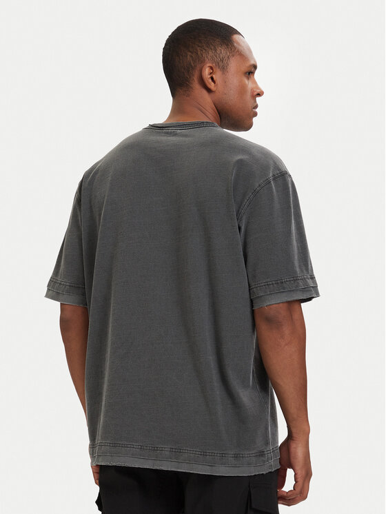 G-Star Raw G-Star Raw Majica Washed Distressed D28896-E401 Črna Relaxed Fit