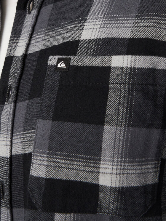 Quiksilver Quiksilver Cămașă Motherfly Plaid EQYWT04712 Negru Regular Fit