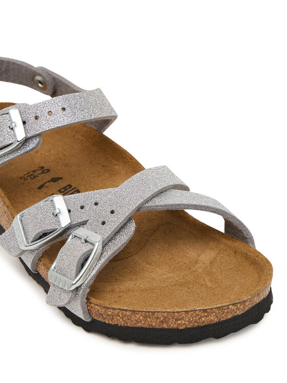 Birkenstock Birkenstock Sandały Kumba 1030536 S Srebrny