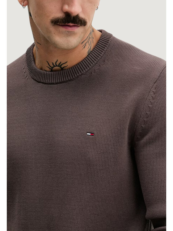 Tommy Jeans Tommy Jeans Maglione TJM SLIM ESS SWEATER Marrone Slim Fit