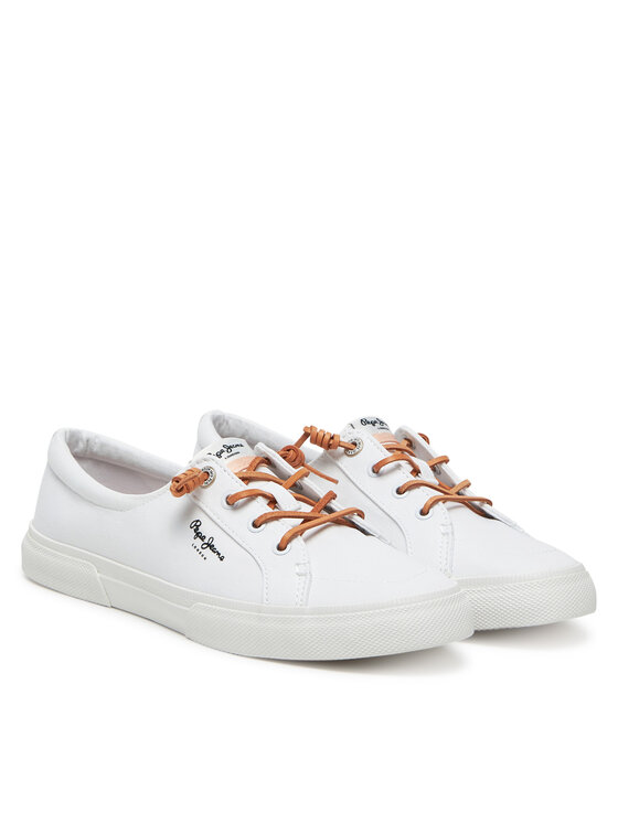 Pepe Jeans Pepe Jeans Tenisky Kenton Block W PLS31590 Biela