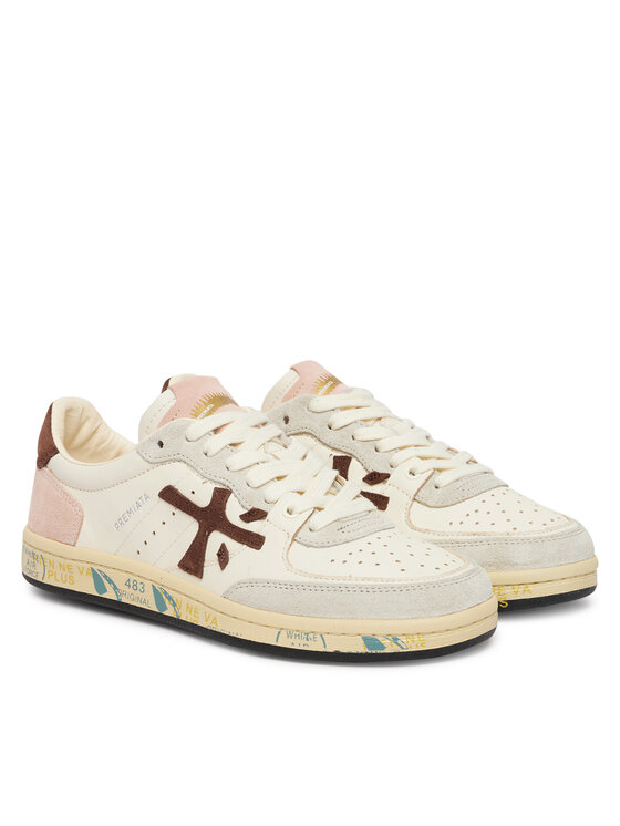 Premiata Premiata Sneakersy Bsktclad Bskt Clayd Var 8284 Écru