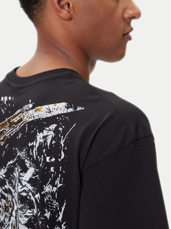 Plein Sport Plein Sport T-shirt FAEC MTK8368 STE001N Nero Loose Fit