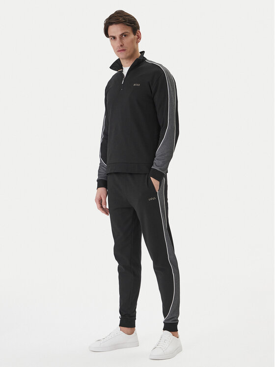 BOSS BOSS Mikina 50554780 Černá Regular Fit