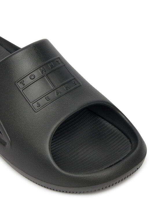 Tommy Jeans Tommy Jeans Şlapi Sporty Pool Slide EM0EM01582 Negru