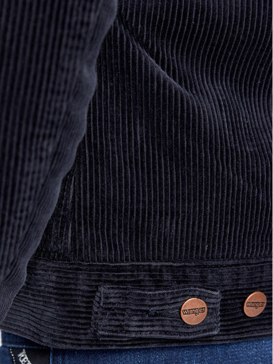 Wrangler Wrangler Giacca di transizione Sherpa W4MS88114 112320904 Blu scuro Regular Fit