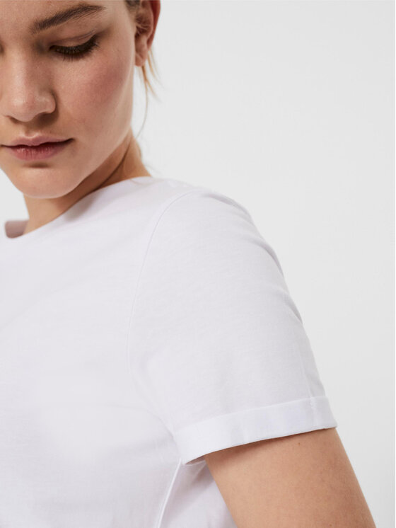 Vero Moda Vero Moda T-shirt Paula 10243889 Bijela Regular Fit