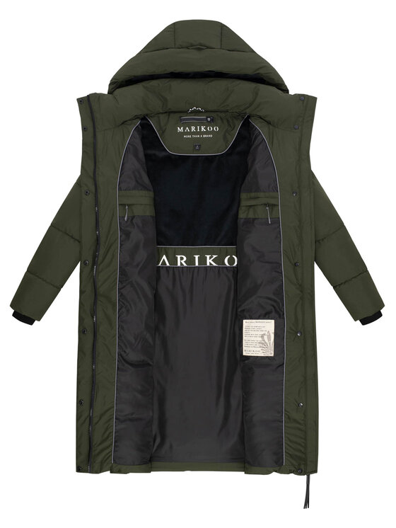 Marikoo Marikoo Kurtka zimowa Chumanii Zielony Regular Fit