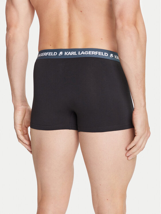 KARL LAGERFELD KARL LAGERFELD Set 3 perechi de boxeri A1M47021 Negru