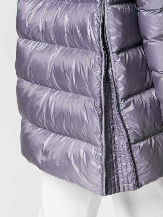 Diego M Diego M Kurtka puchowa 22IP-R412 Fioletowy Regular Fit
