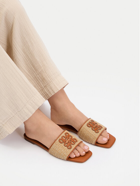 Nine West Nine West Klapki CEO-SMRL393661 Beżowy