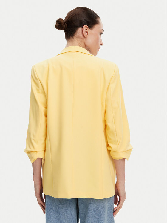 Pieces Pieces Marynarka Bosella 17090996 Żółty Regular Fit