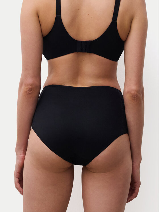 Chantelle Chantelle Klasikinės kelnaitės aukštu juosmeniu Norah C13F30 Juoda