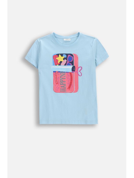 Coccodrillo Coccodrillo T-Shirt WC6143203QGJ-036 Niebieski Regular Fit