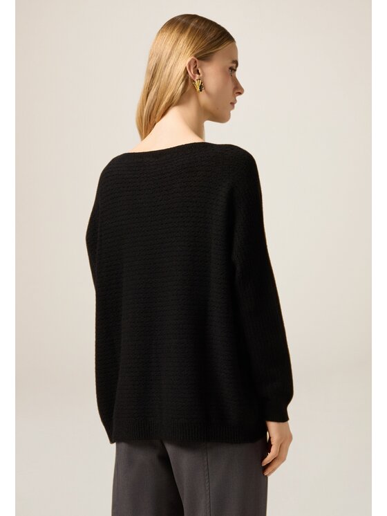 Oltre Oltre Maglione M126E002126N033 Nero Regular Fit