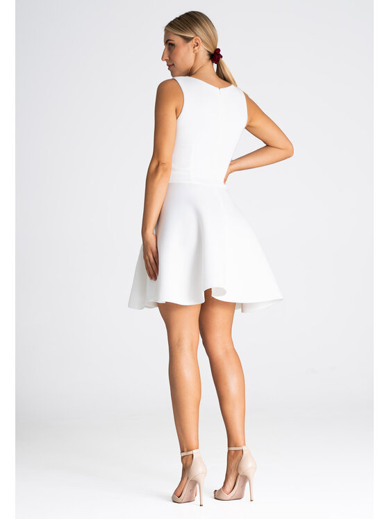 FIGL FIGLFIGL Vestito M974 Bianco Regular Fit