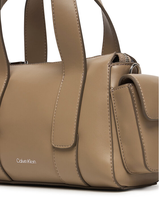 Calvin Klein Calvin Klein Torebka Webbing Strap Pocket Bag LV04F3291G Beżowy