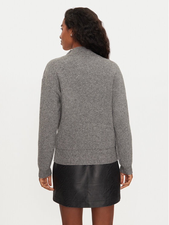 Morgan Morgan Rollkragenpullover 232-MSTORI Grau Regular Fit