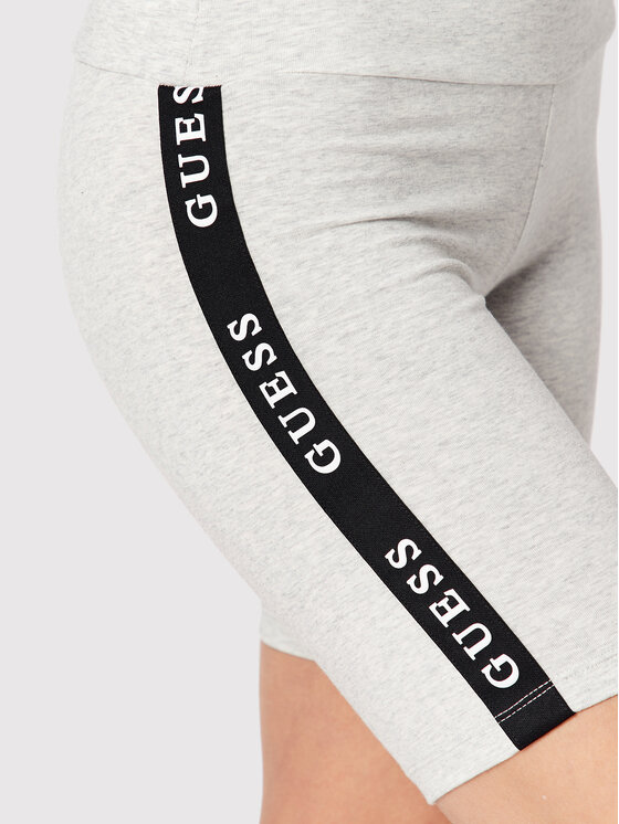 Guess Guess Cyklistické šortky V2YD12 KABR0 Šedá Slim Fit