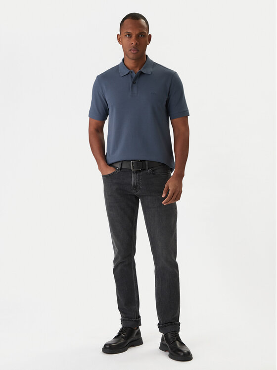 BOSS BOSS Polo Pallas 50553564 Niebieski Regular Fit