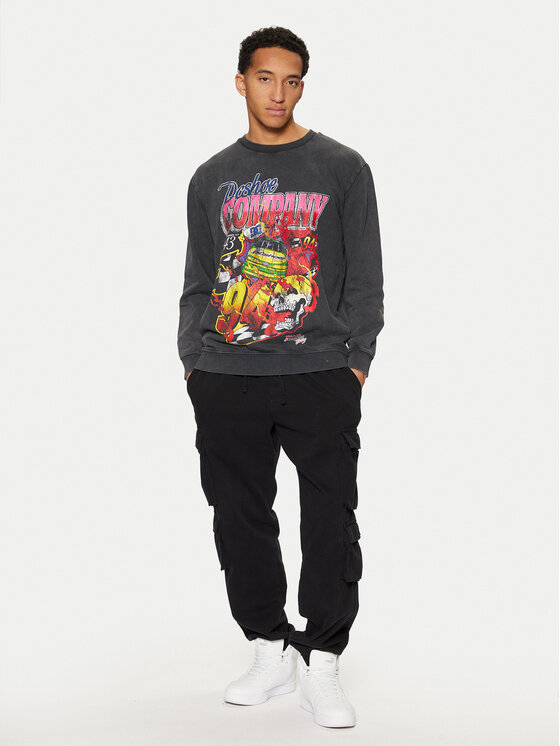 DC Shoes DC Shoes Mikina 94 Take Over ADYSF03129 Šedá Standard Fit