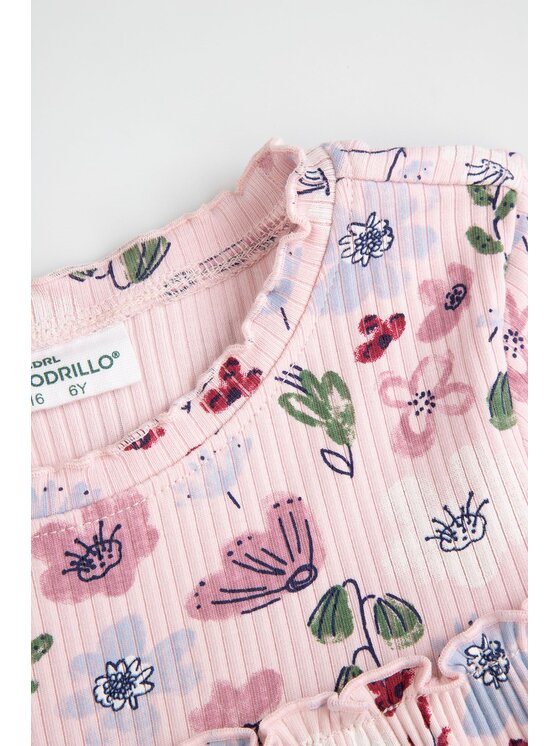 Coccodrillo Coccodrillo Sukienka codzienna ZC6129102FGK-022 Kolorowy Regular Fit
