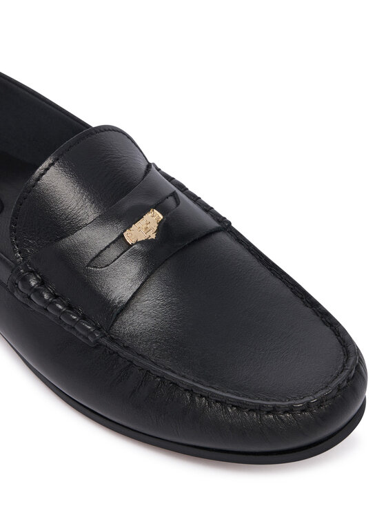 Tommy Hilfiger Tommy Hilfiger Čevlji brez vezalk Coin Classic Loafer Pods FW0FW09499 Črna