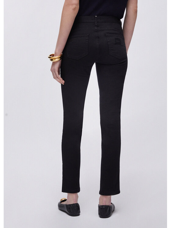 Liu Jo Liu Jo Spodnie materiałowe WA6404T367A22222 Czarny Slim Fit