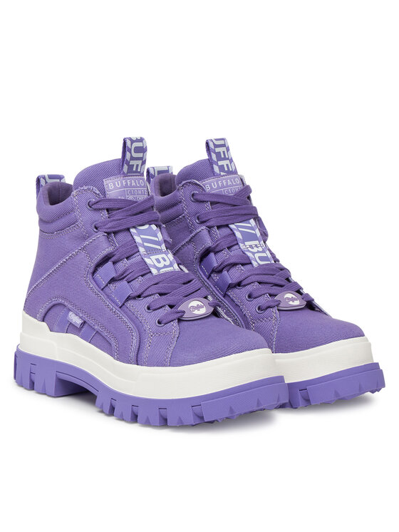 Buffalo Buffalo Schnürstiefeletten Aspha Nc Mid 1622568 Violett