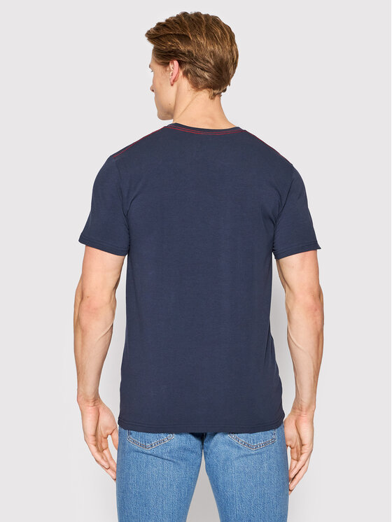 Henderson Henderson T-Shirt Bosco 18731 Granatowy Regular Fit