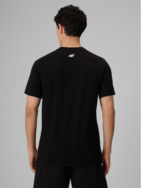 4F 4F T-Shirt PLAYER Czarny Regular Fit