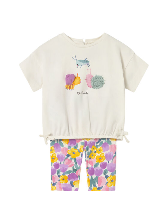 Mayoral Mayoral Set tricou și leggings 1753 Colorat Regular Fit