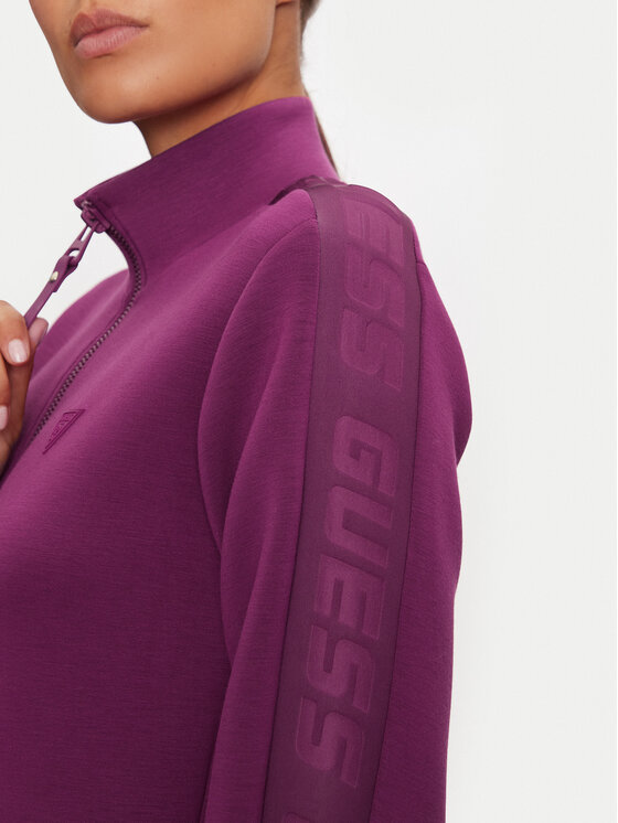 Guess Guess Суитшърт New Allie V2YQ17 K7UW2 Розов Regular Fit