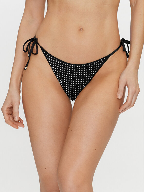 Guess Bikini pezzo sotto E4GO06 KC5Z0 Nero, taglia : S