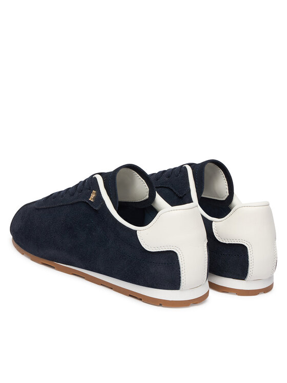 Tommy Hilfiger Tommy Hilfiger Laisvalaikio batai Th Bella Low Runner Suede FW0FW09189 Tamsiai mėlyna
