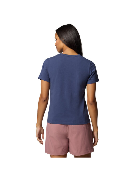 Columbia Columbia T-Shirt Columbia Sun Trek W SS II Tee Granatowy Regular Fit