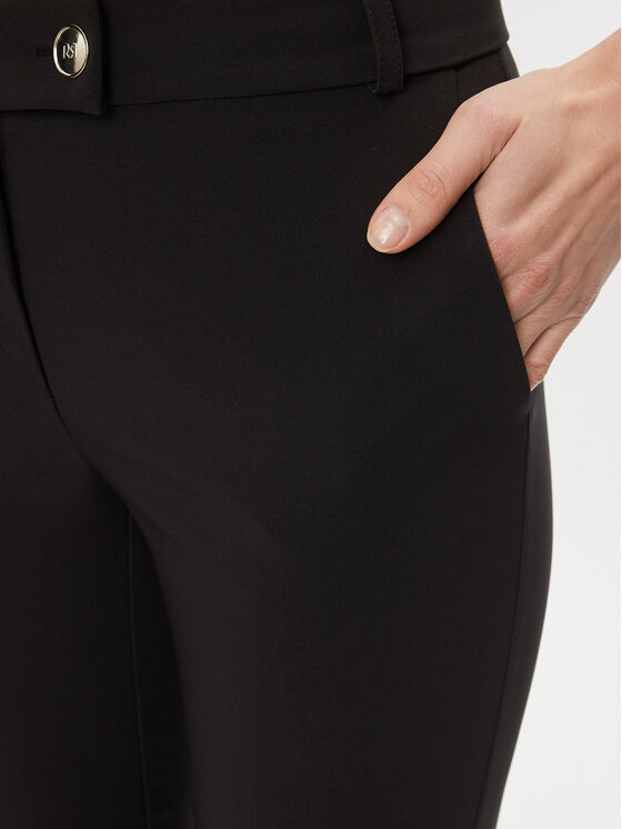 Rinascimento Rinascimento Pantaloni di tessuto CFC0117747003 Nero Regular Fit
