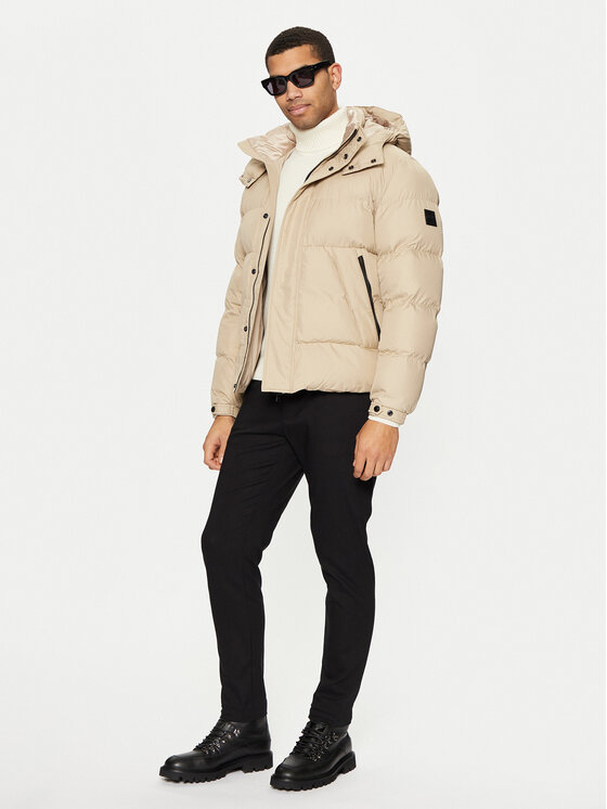 BOSS BOSS Kurtka zimowa H-Corbinian3 50525243 Beżowy Regular Fit