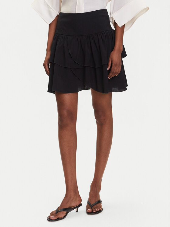 Vero Moda Vero Moda Miniszoknya Clara 10336425 Fekete Regular Fit