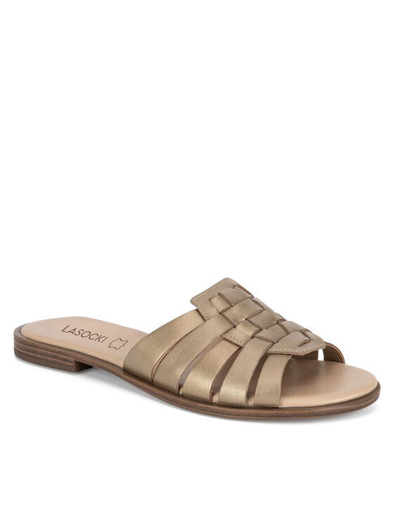 Lasocki Lasocki Natikače WI23-AGA-09 Zlatna