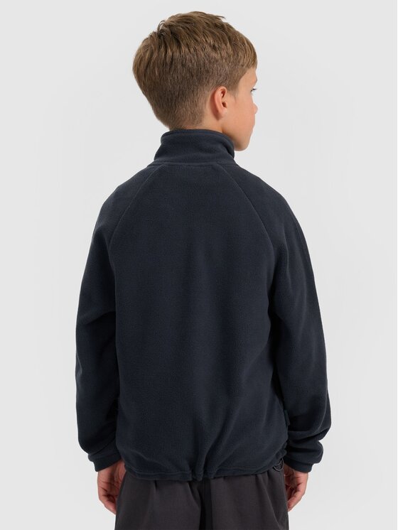 4F 4F Felpa di pile 4FJRAW25TFLEM438-31S Blu scuro Regular Fit