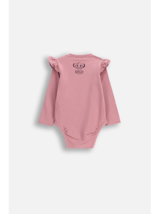 Coccodrillo Coccodrillo Body dziecięce ZC5112102LGD-033 Różowy Regular Fit